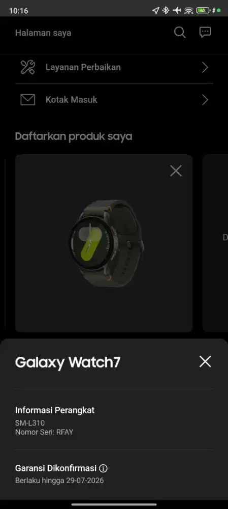 Samsung galaxy watch 7 44mm.google maps&qris.Strava.Nego Sampe Muntah