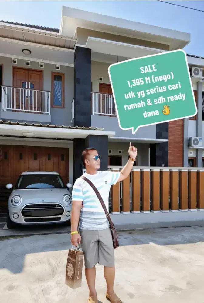 JUAL RUMAH BARU 2 LANTAI DEKAT PINTU TOL KALASAN