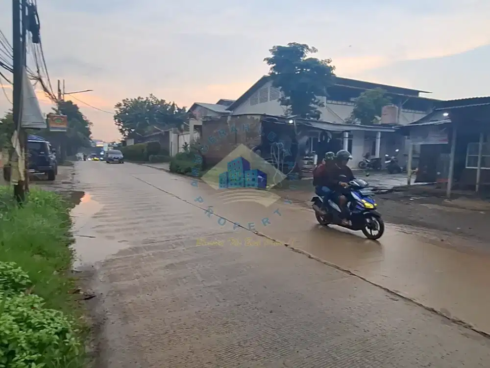 Tanah di jl raya Diklat Pemda - Curug Tangerang, Banten