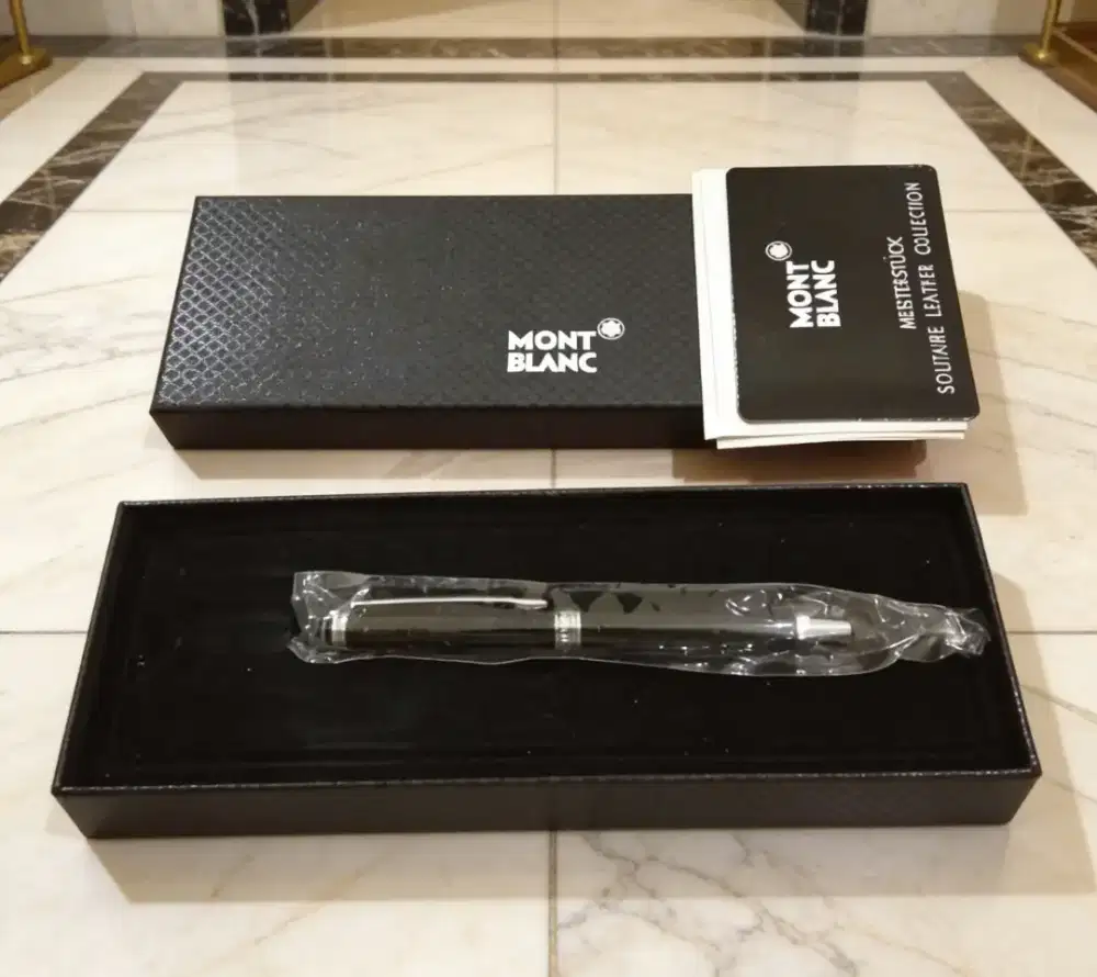 Pulpen Mont Blanc meisterstuk Solitaire.