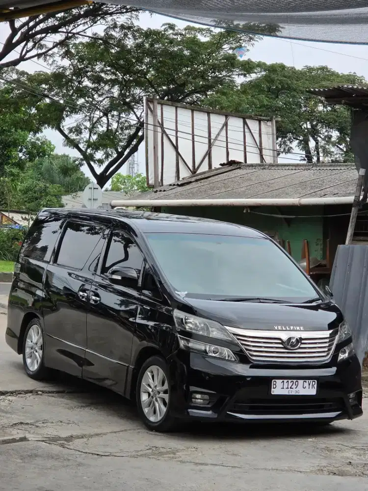 Toyota Vellfire Pajak Hidup Black