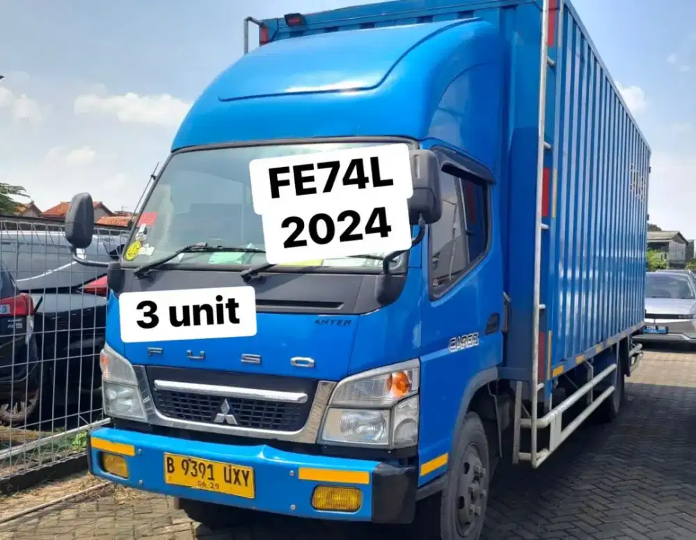 Bok JUMBO+banBARU Mitsubishi Colt diesel canter FE74L box besi 2024