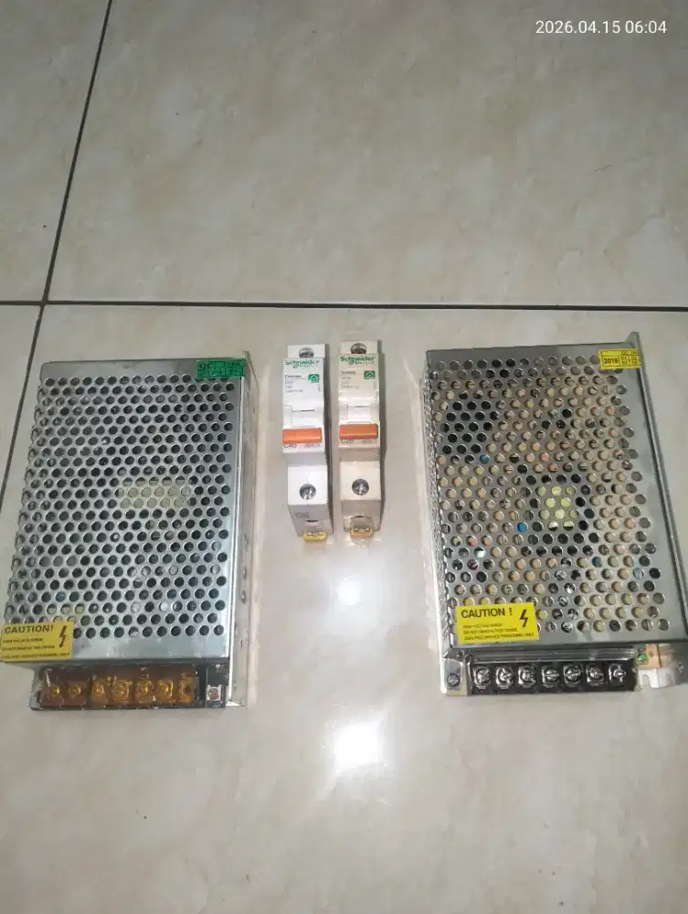 Borongan Power Supply dan  MCB Cek deskripai