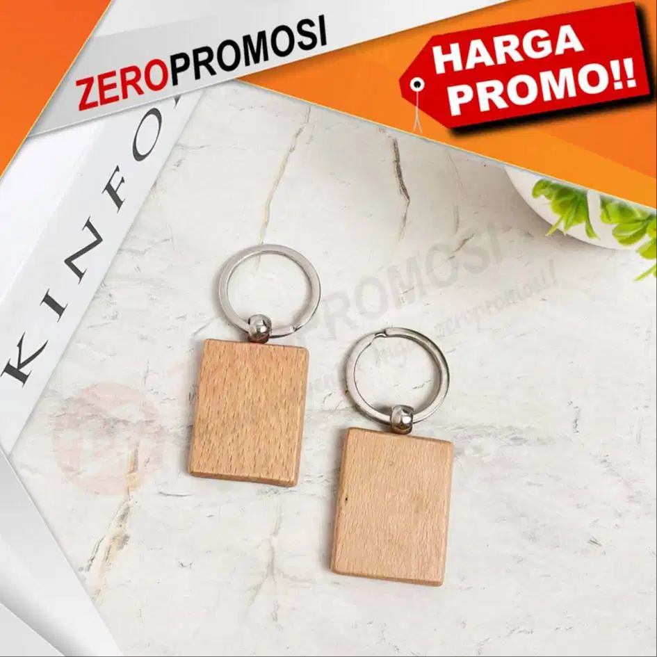 Souvenir Gantungan Kunci Kayu GK-K01