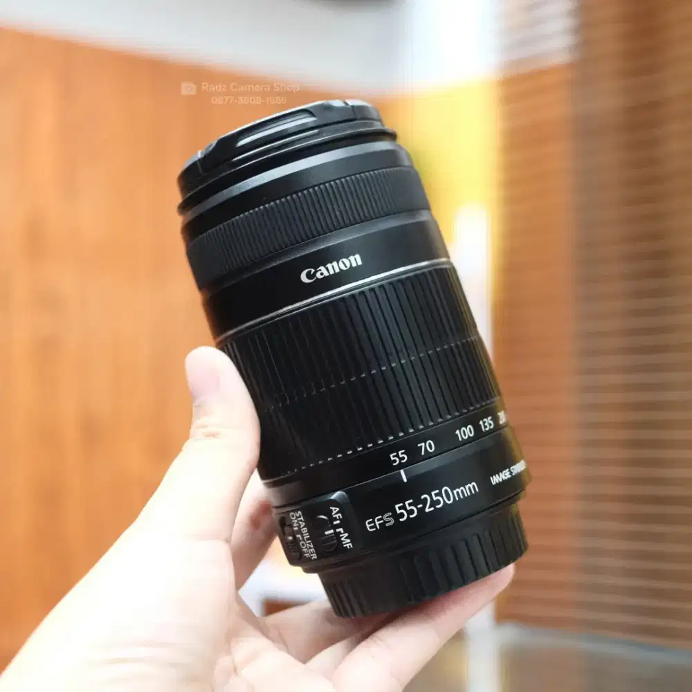 Canon EF-S 55-250mm f/4-5.6 IS II Fungsi Normal Siap Pakai
