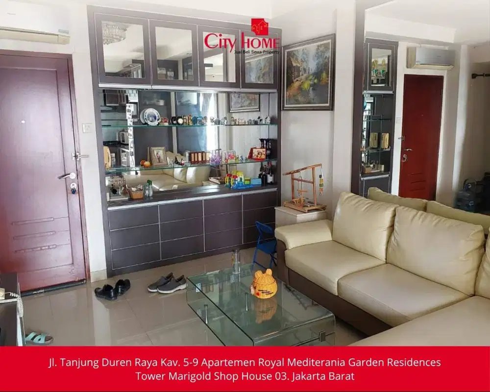 Jual Apartemen 2 BR Furnished di Mediterania Garden Residences 2