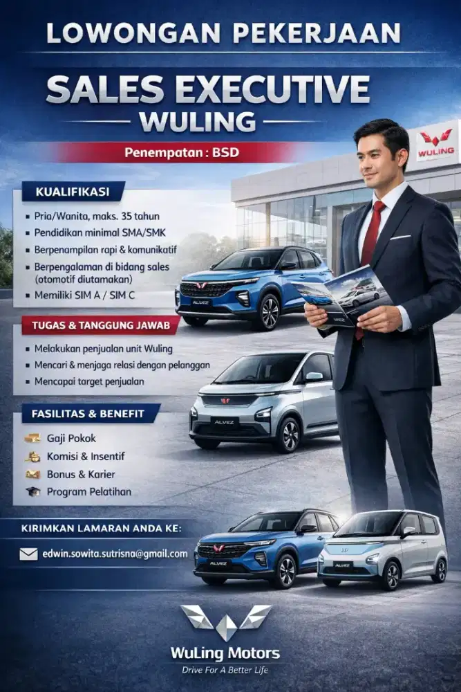 Lowongan Sales Wuling