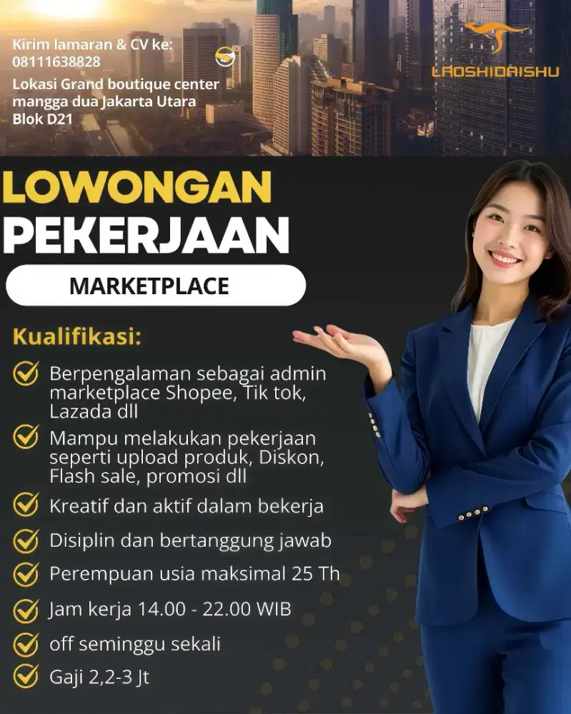 Lowongan kerja admin