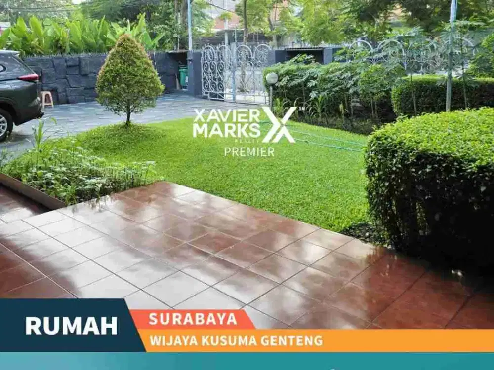 Rumah Dijual di Nol Jalan Wijaya Kusuma, Genteng - Surabaya Pusat