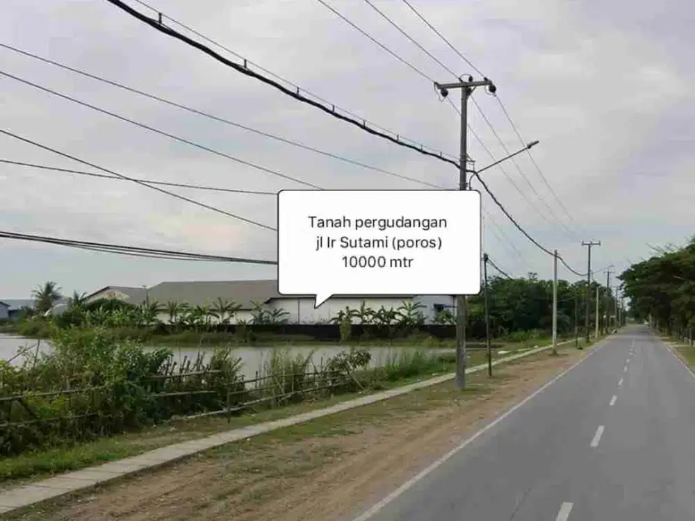 Tanah pergudangan jl ir Sutami (Bontoa indah) 10000 mtr poros jalan utama