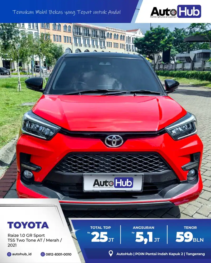 Toyota Raize 1.0 GR SPORT TSS Two Tone Bensin AT 2021