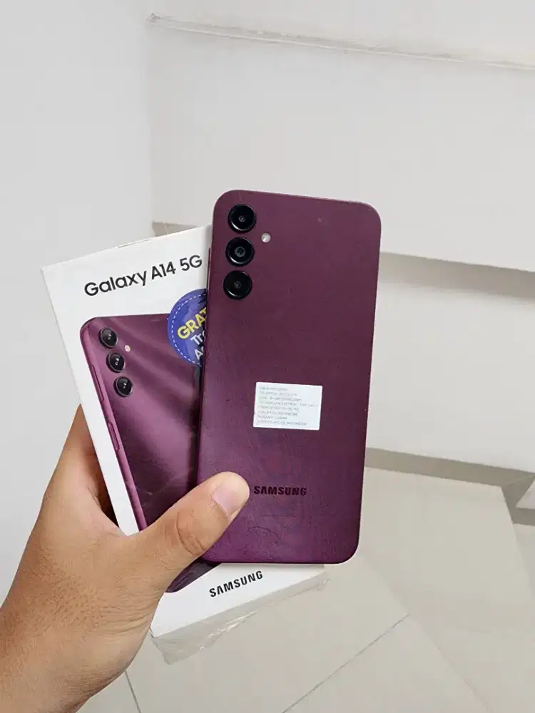 Samsung Galaxy A14 5G Ram 6GB/Rom 128GB Burgundy