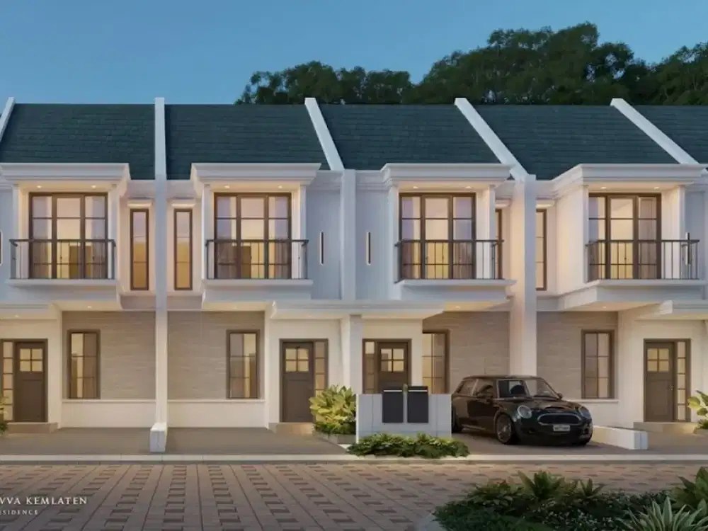 Hunian Tipe Azalea - Taman Jivva Kemlaten Surabaya -  Desain Minimalis Modern 2 Lantai