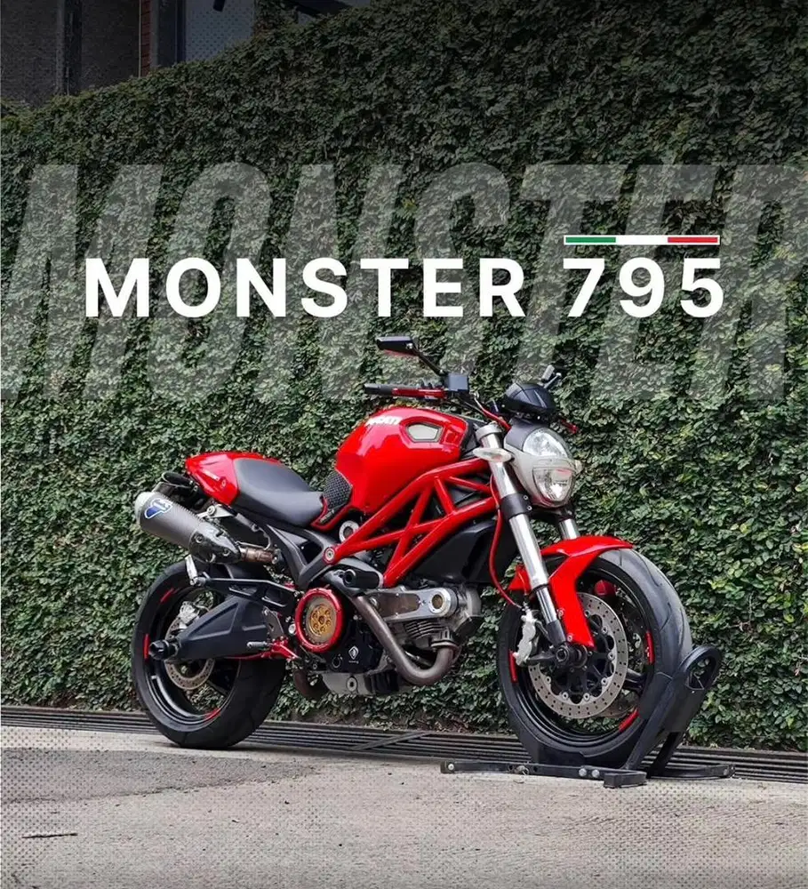 TERMURAH Ducati Monster 795 2014 Moge Full Paper FP/803cc low km