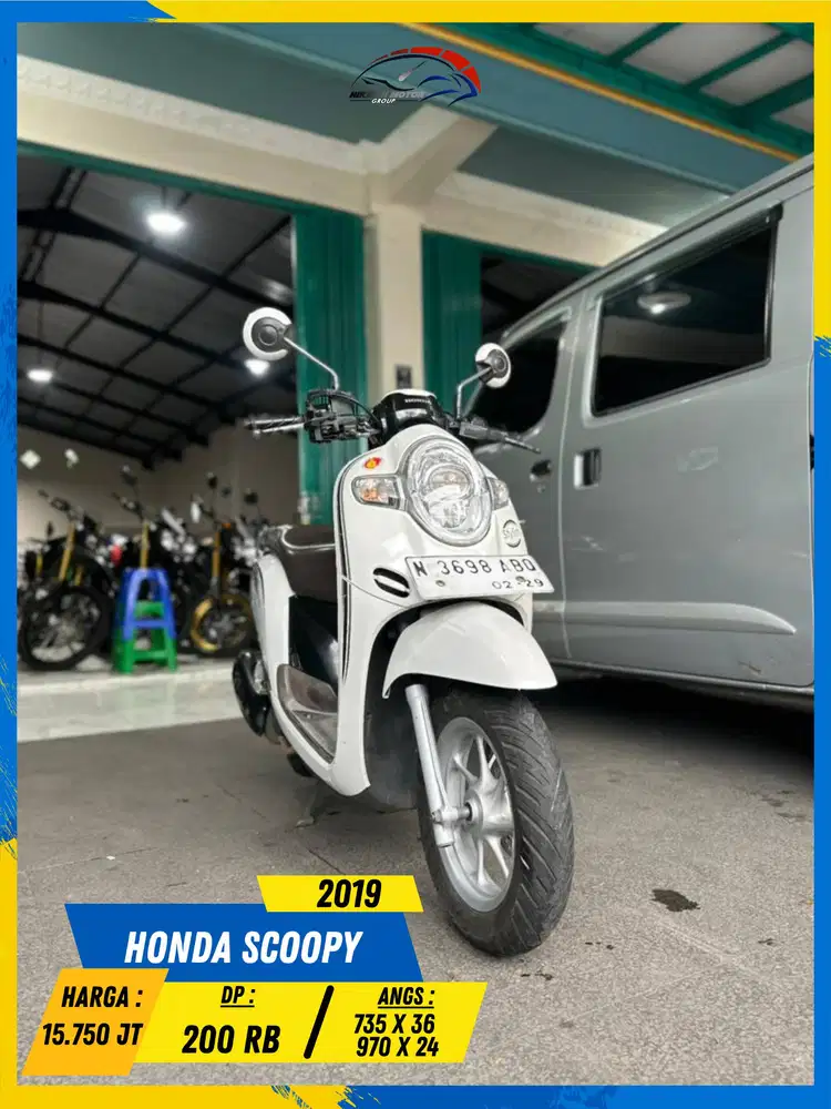 HONDA SCOOPY 2019 MESIN DIJAMIN AMAN MASZEHH HIKMAH MOTOR KEPUH