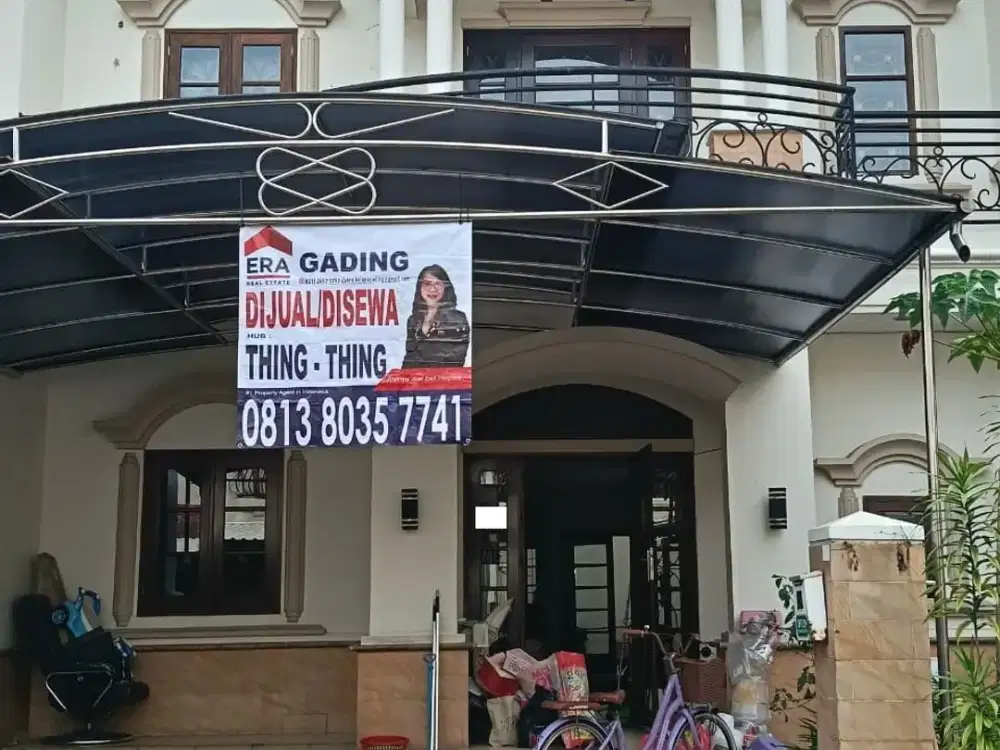 Ss.2386 - Murah !! Disewakan Rumah Bagus Siap Huni 8x23 Hadap Timur di Pelangi Gading Residence
