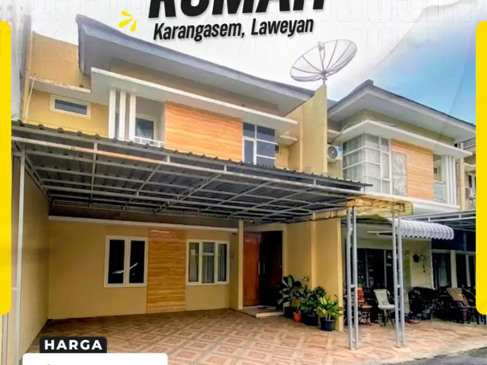 Rumah Cluster 4Kamar Siap huni dekat Kampus UMS Solo, karangasem Laweyan Solo