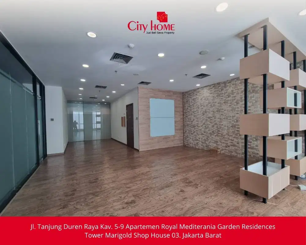Disewakan Kantor APL Office Jakarta Barat 143m2 Harga Terbaik