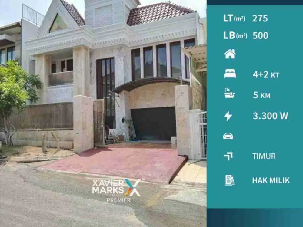 Dijual Rumah Premium Mewah Furnish di Villa Bukit Indah, Pakuwon Surabaya