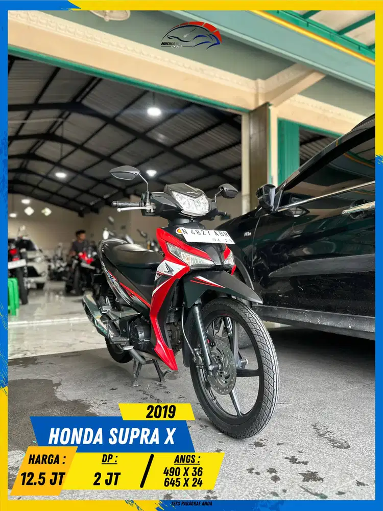 HONDA SUPRA X 2019 MESIN GAS POL MASZEHH HIKMAH MOTOR KEPUH