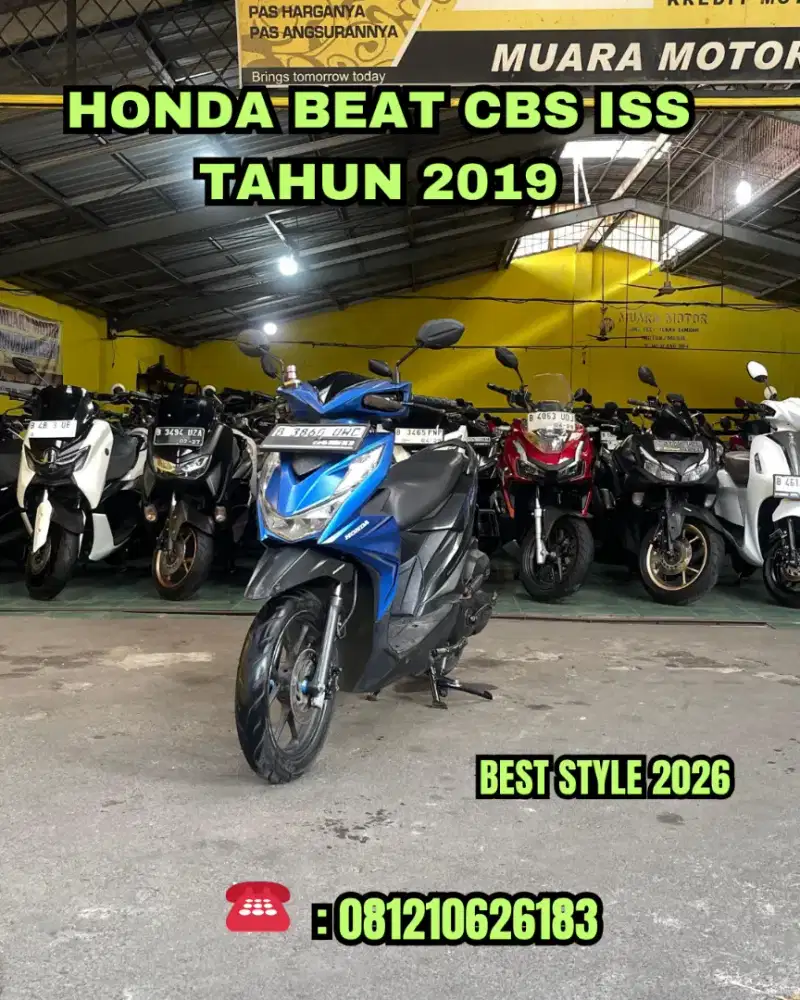 HONDA BEAT CBS ISS 2020  CASH CREDIT