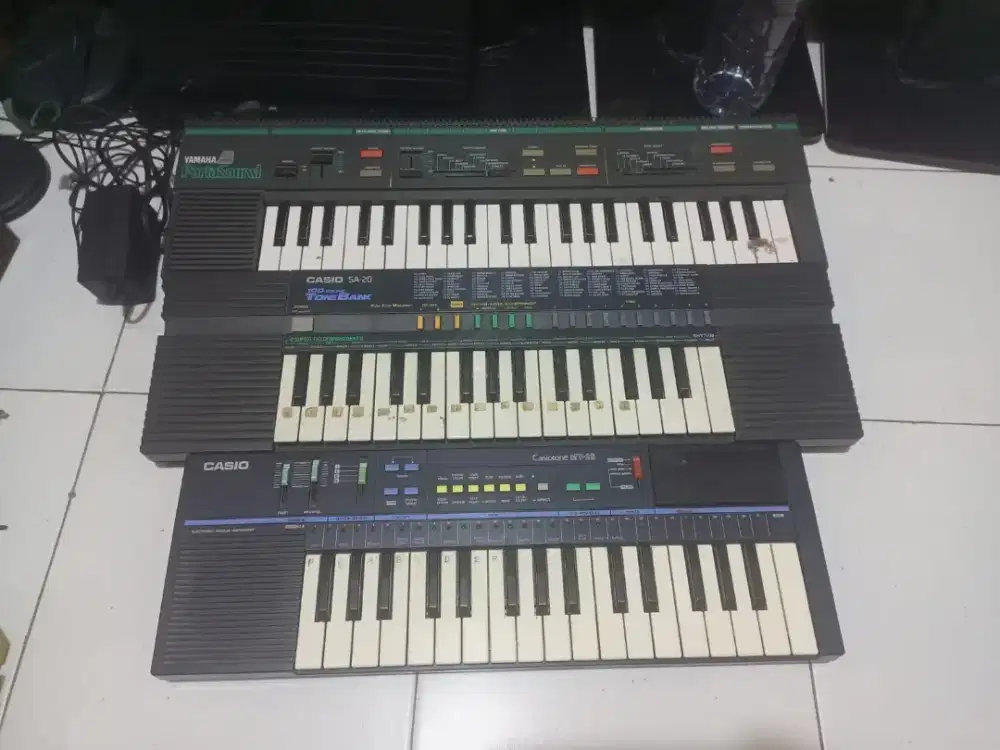 Vintage..keyboard Casio dan yamaha