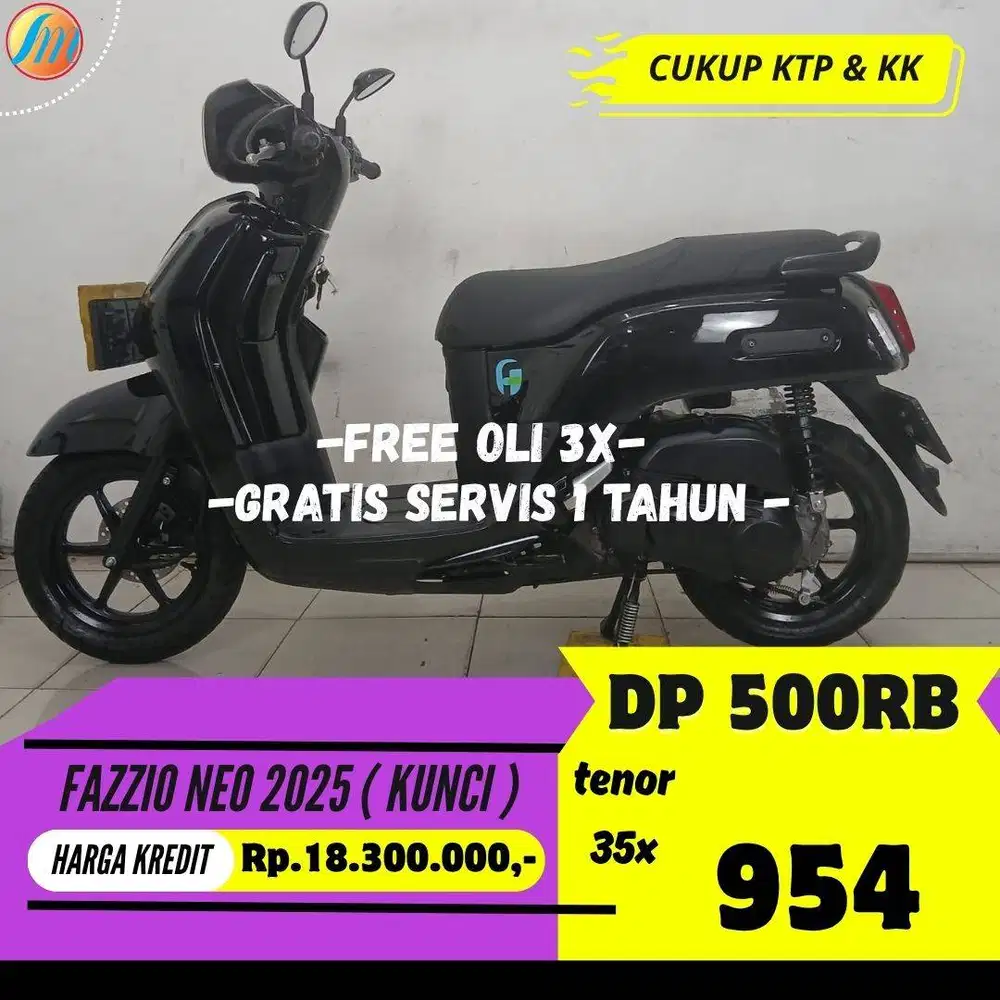 DP PROMO 500RIBU YAMAHA FAZZIO NEO 2025 KUNCI ANGSURAN RENDAH