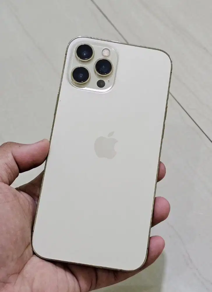 Jual second Iphone 12pro max 128gb white