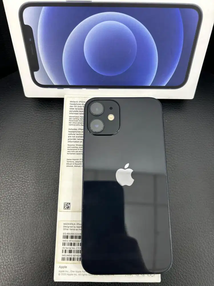 IPhone 12 Mini , Black , 64GB IBox