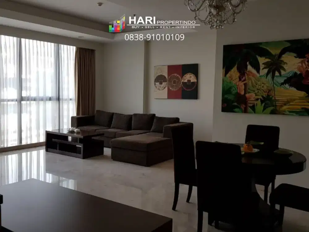 FOR RENT Apartment Setiabudi Residence Kuningan 3BR Private Lift - Furnished Close to Setiabudi One LRT MRT Busway