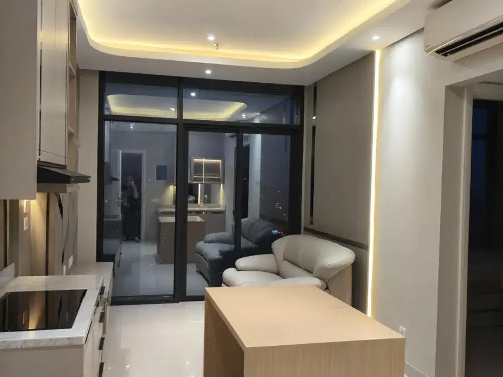 Vertu Ciputra World Type 2 BR Lantai 22 Interior Baru Gress