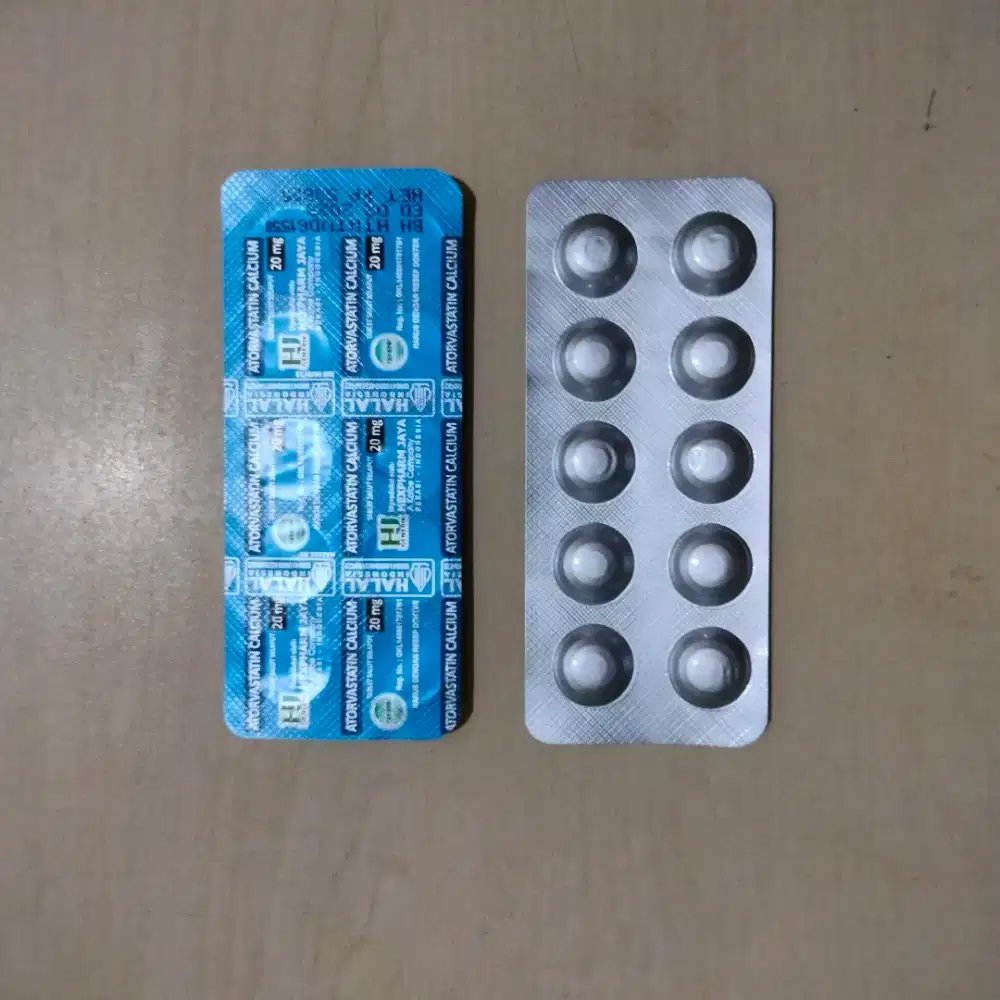 Obat kolesterol atorvastatin 250 butir