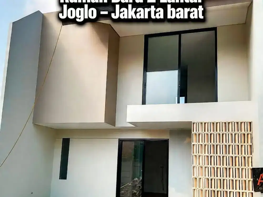 RUMAH BARU 1,7M DI JOGLO JAKARTA BARAT – 3+1 KT, SHM, LOKASI STRATEGIS!