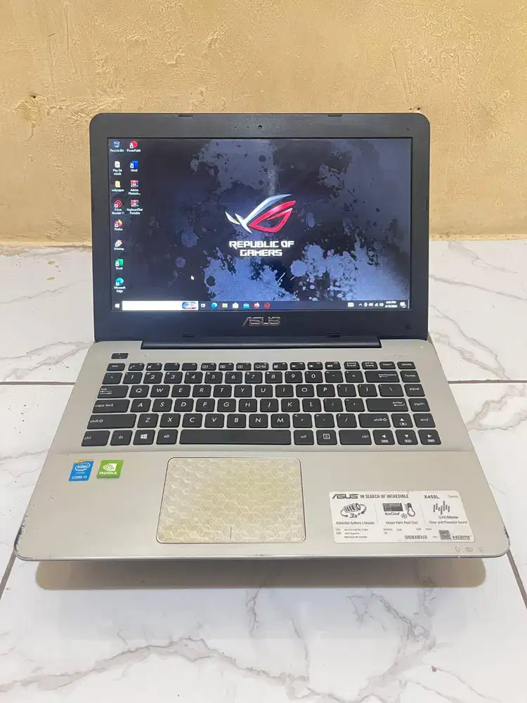 Asus X455LD Series Intel Core i3 Ram 6Gb Dual Vga Anti Lemot