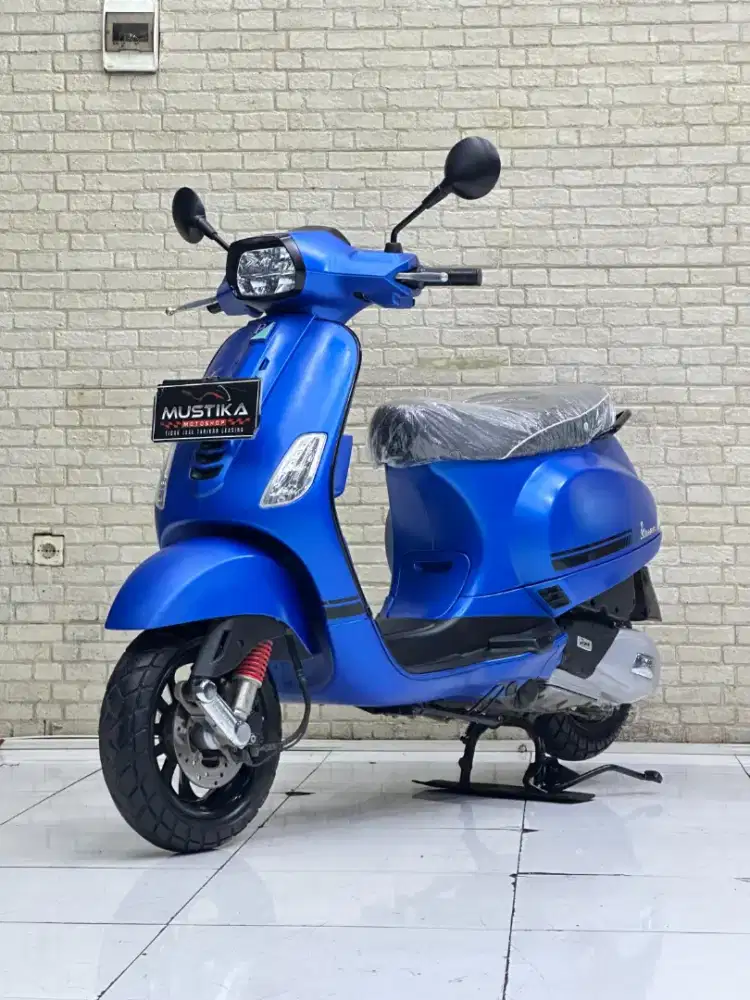 ODO 10RB‼️Vespa S125 Facelift Iget 2021 Matte Blue Termurah