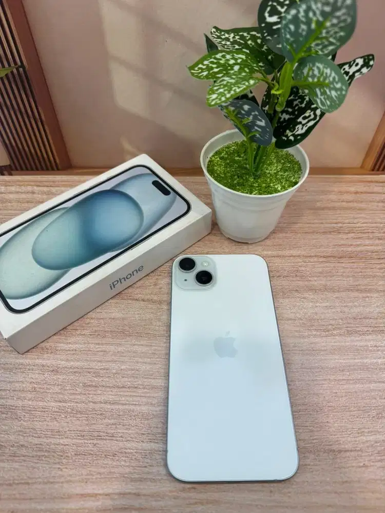 iPhone 15 Plus 128GB Blue Ex inter cukai bh 91% lengkap