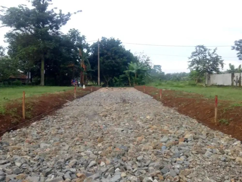 Tanah 2 Jt-an Dekat Stasiun Cilebut, SHM Sudah Pecah Siap Bangun