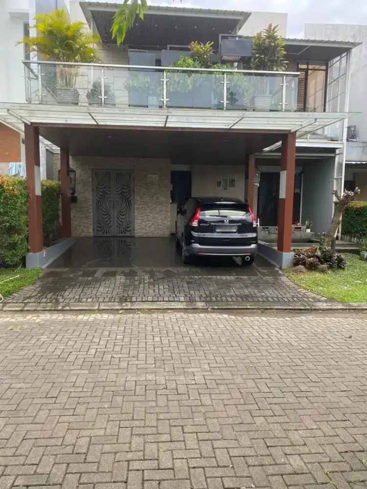 Rumah full furnished strategis Di cluster Prestigia The Eminent BSD