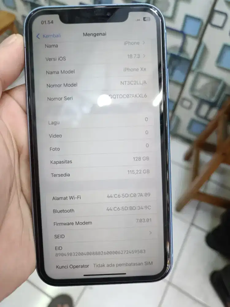 iPhone XR 128gb inter mulus batangan banget sinyal aman permanen
