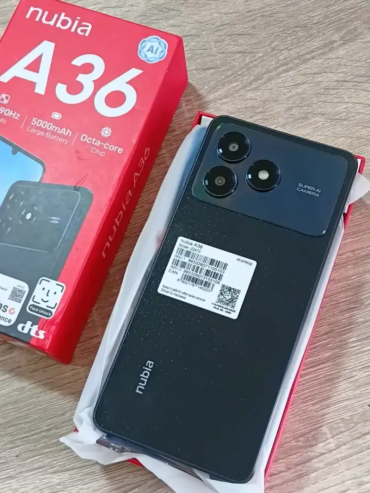 Nubia A36 (alternatifnya infinix tecno itel smart hot spark go)