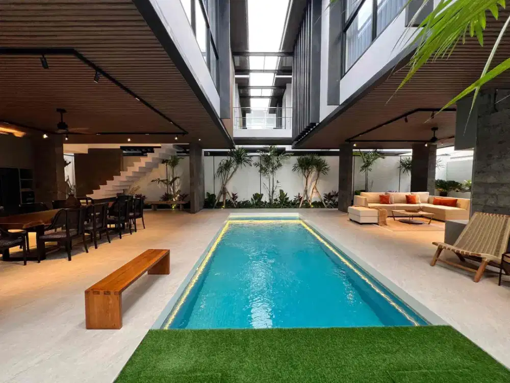 2 UNIT  BRAND NEW MODERN TROPICAL LUXURY VILLA STRATEGIC AND PRIME LOCATION AT BERAWA