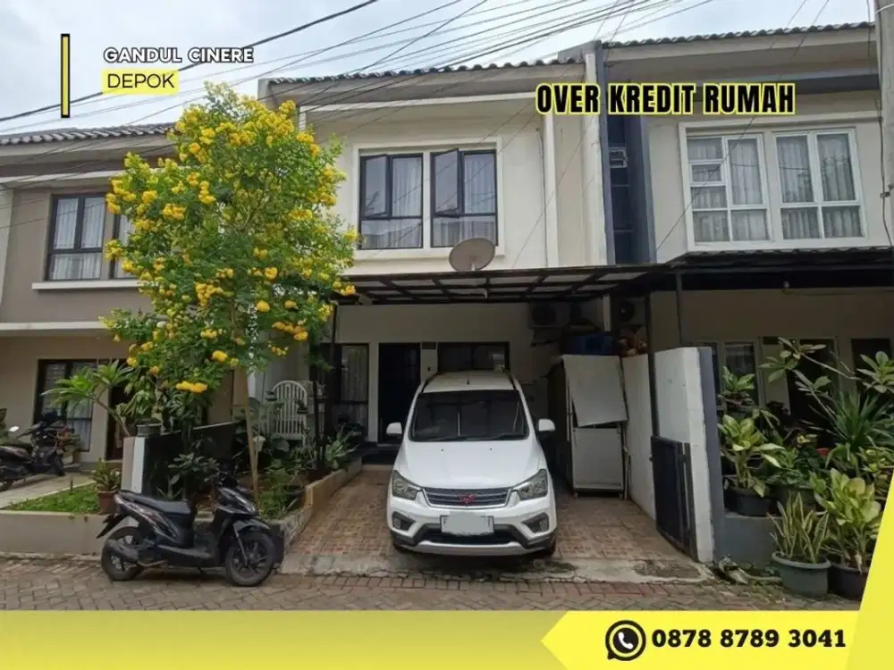 Jual Take Over Rmh 169JT 2LT dkt Tol Brigif di Gandul Cinere Depok