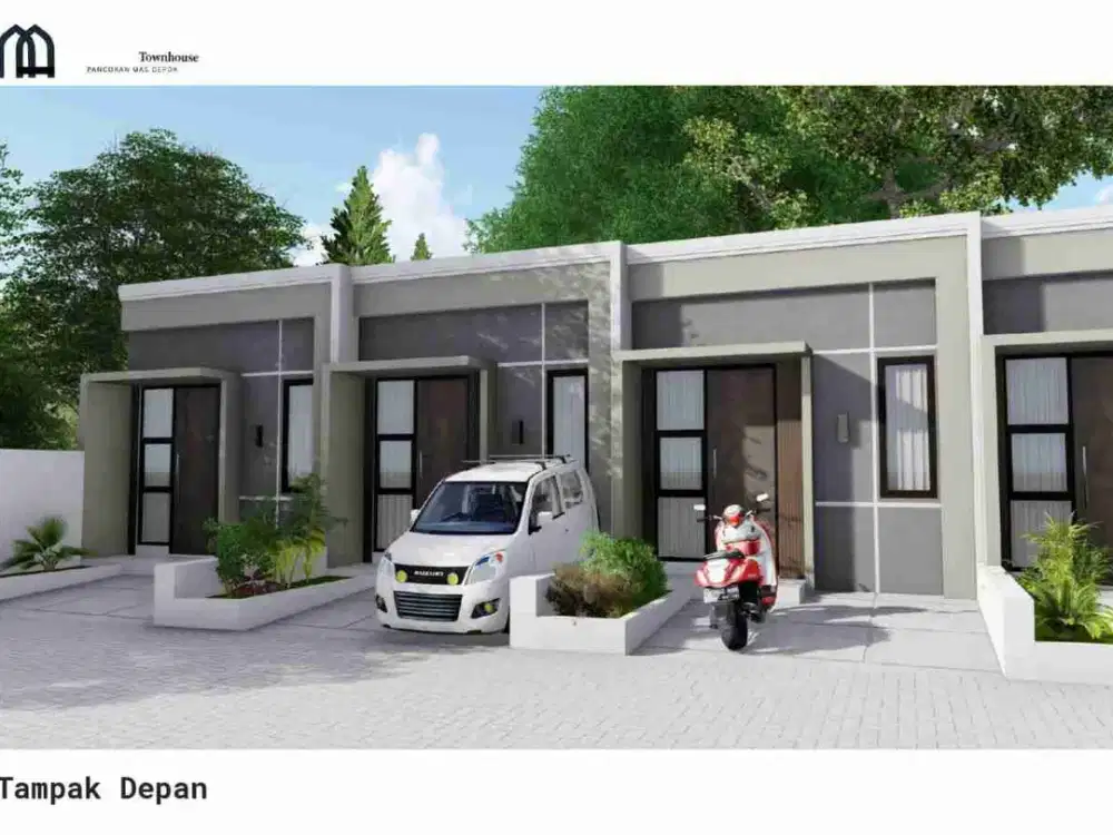 Jual Rumah Baru Cluster (Mskn) Murah Di Rangkapan Jaya Pancoran Mas Depok, Dijual