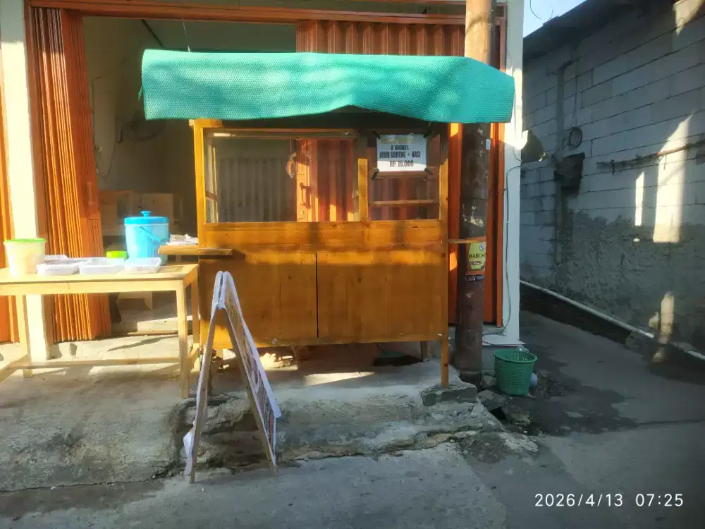 Dijual gerobak baru beli 1bulan yg lalu