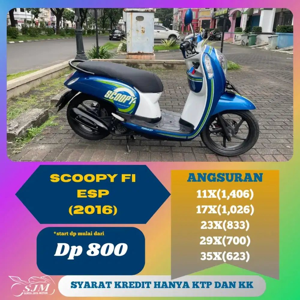 HONDA SCOOPY FI ESP 2016 MESIN HALUS