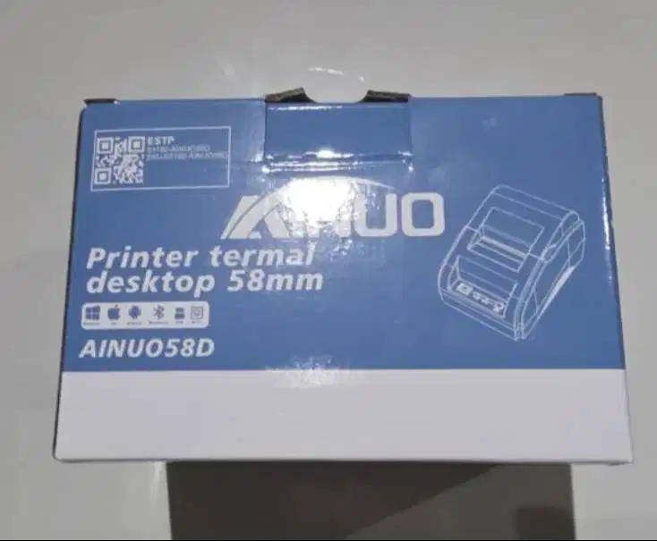 printer thermal bluetooth 58mm merk AINUO 58mm USB rj11 NEW