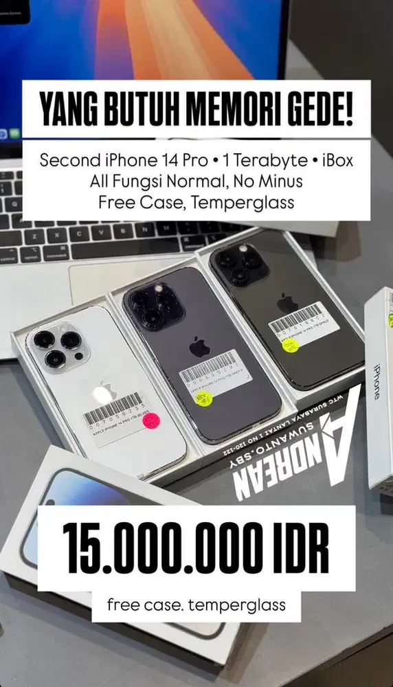 Iphone 14 pro 1tb ibox