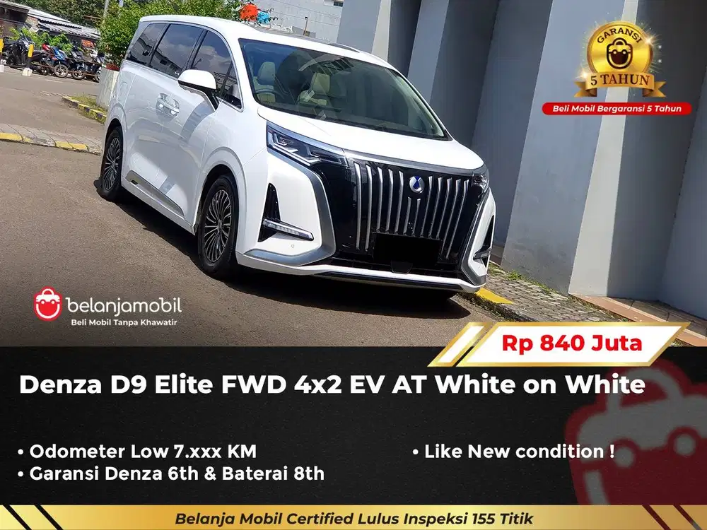[ LOW KM 7RB ] Denza D9 D 9 Elite FWD 4x2 EV AT 2025/2026