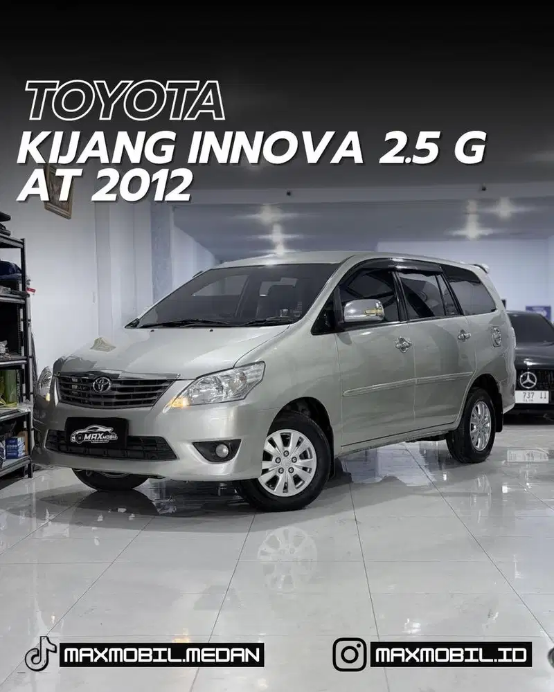 [ODO 50RB‼️] TOYOTA KIJANG INNOVA 2.5 G AT 2012 pemakaian 2013