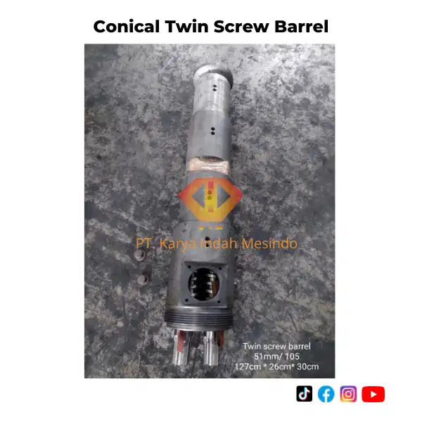 Screw & Barrel Mesin Plastik – Custom Industri